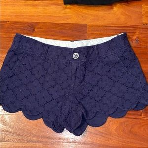 Lily Pulitzer Walsh eyelet short size 0